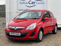 USED 2013 63 VAUXHALL CORSA 1.0 S ECOFLEX 3d 64 BHP www.suffolkcarcentre.co.uk - Located at Lowestoft