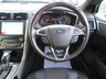 USED 2019 19 FORD MONDEO 2.0 ST-LINE EDITION TDCI 5d 177 BHP Finished in CHROME BLUE Met with contrasting EBONY HEATED LEATHER Trim. This popular New Shape spacious family hatch comes with improved quality and efficiency. Great to drive and economical to run. Features include 19" Alloys, SAT NAV, DAB Radio, B/Tooth, Full Heated Memory Leather Seats, Heated Front Screen, Power Folding Mirrors, Apple Car Play, Cruise and much more. Dealer serviced at 8575 miles, 16420 miles, 34157 miles and at 53407 miles.