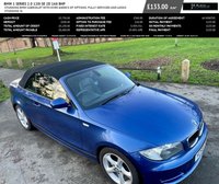 USED 2009 59 BMW 1 SERIES 2.0 120I SE 2d 168 BHP Stunning BMW Cabriolet With Over &pound;4000's Of Options. Fully Serviced And Looks Stunning !g