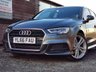 USED 2017 66 AUDI A3 2.0 TDI S LINE 5d 148 BHP &pound;20 ROAD TAX & 4x AUDI SERVICES!