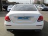 USED 2019 69 MERCEDES-BENZ E-CLASS 2.0 E 220 D SE PREMIUM PLUS 4d 192 BHP Finished in DIAMOND WHITE with contrasting Electric Black Heated Leather interior. This stylish comfortable and classy looking Merc E-Class Saloon offers loads of room and most importantly economy and performance. Features include Pan Roof, Sat Nav, B/Tooth 18" Alloys, Cruise control, 360 CAMERAS, DAB RADIO, Front and Rear Park Sensors, Black Electric Heated Leather, Power rear Boot, Rear Arm Rest and much much more. Dealer Serviced at 4372 miles, 8406 miles and at 11653 miles on 15/9/2022