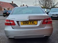 USED 2011 61 MERCEDES-BENZ E-CLASS 2.1 E250 CDI BLUEEFFICIENCY AVANTGARDE ED125 4d 204 BHP 