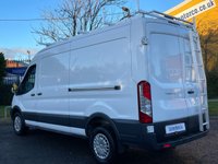 USED 2018 18 FORD TRANSIT 2.0 350 L3 H2 [ GLAZIERS FRAIL RACK ] P/V 130 BHP Direct to us from lease company