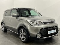 USED 2014 64 KIA SOUL 1.6 CRDI MAXX 5d 126 BHP Striking Titanium silver , 35311 miles, full black leather, privacy glass, diamond cut alloy wheels