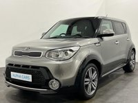 USED 2014 64 KIA SOUL 1.6 CRDI MAXX 5d 126 BHP Striking Titanium silver , 35311 miles, full black leather, privacy glass, diamond cut alloy wheels