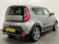 USED 2014 64 KIA SOUL 1.6 CRDI MAXX 5d 126 BHP Striking Titanium silver , 35311 miles, full black leather, privacy glass, diamond cut alloy wheels