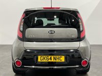 USED 2014 64 KIA SOUL 1.6 CRDI MAXX 5d 126 BHP Striking Titanium silver , 35311 miles, full black leather, privacy glass, diamond cut alloy wheels