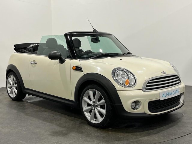 2012 12 MINI Convertible 1.6 ONE 2d 98 BHP