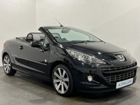 USED 2013 13 PEUGEOT 207 1.6 CC ROLAND GARROS 2d 120 BHP Striking low mileage 22335 miles Limited Edition Roland Garros in rare Oynx Black metallic, silver full leather embossed seats