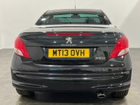 USED 2013 13 PEUGEOT 207 1.6 CC ROLAND GARROS 2d 120 BHP Striking low mileage 22335 miles Limited Edition Roland Garros in rare Oynx Black metallic, silver full leather embossed seats