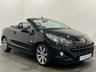 USED 2013 13 PEUGEOT 207 1.6 CC ROLAND GARROS 2d 120 BHP Striking low mileage 22335 miles Limited Edition Roland Garros in rare Oynx Black metallic, silver full leather embossed seats