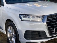 USED 2016 66 AUDI Q7 3.0 TDI QUATTRO S LINE 5d 269 BHP 2016/66reg AUDI Q7 3.0 TDi S-LINE - QUATTRO - AUTOMATIC - FACTORY 7 SEATER - 1 FORMER KEEPER - 20 INCH ALLOYS - SERVICE HISTORY - SATELLITE NAVIGATION - 1/2 LEATHER/ALCANTARA - DETACHABLE FACTORY TOW PACK