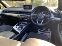 USED 2016 66 AUDI Q7 3.0 TDI QUATTRO S LINE 5d 269 BHP 2016/66reg AUDI Q7 3.0 TDi S-LINE - QUATTRO - AUTOMATIC - FACTORY 7 SEATER - 1 FORMER KEEPER - 20 INCH ALLOYS - SERVICE HISTORY - SATELLITE NAVIGATION - 1/2 LEATHER/ALCANTARA - DETACHABLE FACTORY TOW PACK