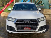 USED 2016 66 AUDI Q7 3.0 TDI QUATTRO S LINE 5d 269 BHP 2016/66reg AUDI Q7 3.0 TDi S-LINE - QUATTRO - AUTOMATIC - FACTORY 7 SEATER - 1 FORMER KEEPER - 20 INCH ALLOYS - SERVICE HISTORY - SATELLITE NAVIGATION - 1/2 LEATHER/ALCANTARA - DETACHABLE FACTORY TOW PACK