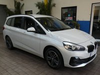 USED 2019 69 BMW 2 SERIES 1.5 218I SPORT GRAN TOURER 5d 139 BHP 7 SEAT SAT NAV PARKING SENSORS 6 MONTHS GOLD WARRANTY