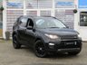 USED 2017 66 LAND ROVER DISCOVERY SPORT 2.0 TD4 SE TECH 5d 180 BHP Finished in SANTORINI BLACK MET with EBONY HEATED LEATHER TRIM. This Discovery Sport is practical, incredible off road and a comfy SUV that has 7 Seats that will swallow your family and luggage. FEATURES include 19" ALLOYS,  DAB RADIO, Electric Rear Boot, Heated Leather Seats, B/Tooth, Park sensors and more. Land Rover Dealer serviced at 6 miles, 34928 miles and on arrival at 84250 miles.