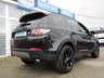 USED 2017 66 LAND ROVER DISCOVERY SPORT 2.0 TD4 SE TECH 5d 180 BHP Finished in SANTORINI BLACK MET with EBONY HEATED LEATHER TRIM. This Discovery Sport is practical, incredible off road and a comfy SUV that has 7 Seats that will swallow your family and luggage. FEATURES include 19" ALLOYS,  DAB RADIO, Electric Rear Boot, Heated Leather Seats, B/Tooth, Park sensors and more. Land Rover Dealer serviced at 6 miles, 34928 miles and on arrival at 84250 miles.