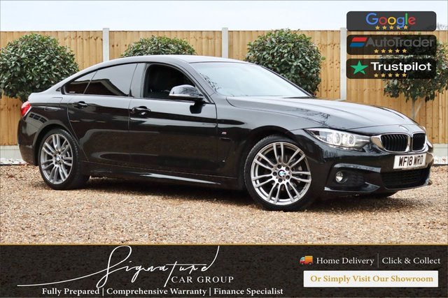 2018 18 BMW 4 SERIES 2.0 420I M SPORT GRAN COUPE 4d 181 BHP No Deposit Finance & Part Ex Available