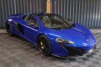 USED 2016 16 MCLAREN 650S 3.8 V8 SPIDER 2d FRONT LIFT, CARBON INTAKES, FULL LEATHER HEATED MEMORY SEATS, FRONT LIFT, REV CAMERA, MERIDIAN SOUND, FRONT PPF, CARBON INTERIOR, CARBON BLADES, 12 MONTH WARRANTY