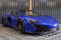 USED 2016 16 MCLAREN 650S 3.8 V8 SPIDER 2d FRONT LIFT, CARBON INTAKES, FULL LEATHER HEATED MEMORY SEATS, FRONT LIFT, REV CAMERA, MERIDIAN SOUND, FRONT PPF, CARBON INTERIOR, CARBON BLADES, 12 MONTH WARRANTY