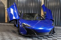 USED 2016 16 MCLAREN 650S 3.8 V8 SPIDER 2d FRONT LIFT, CARBON INTAKES, FULL LEATHER HEATED MEMORY SEATS, FRONT LIFT, REV CAMERA, MERIDIAN SOUND, FRONT PPF, CARBON INTERIOR, CARBON BLADES, 12 MONTH WARRANTY