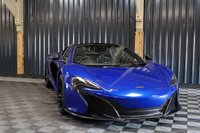 USED 2016 16 MCLAREN 650S 3.8 V8 SPIDER 2d FRONT LIFT, CARBON INTAKES, FULL LEATHER HEATED MEMORY SEATS, FRONT LIFT, REV CAMERA, MERIDIAN SOUND, FRONT PPF, CARBON INTERIOR, CARBON BLADES, 12 MONTH WARRANTY