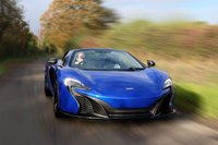 USED 2016 16 MCLAREN 650S 3.8 V8 SPIDER 2d FRONT LIFT, CARBON INTAKES, FULL LEATHER HEATED MEMORY SEATS, FRONT LIFT, REV CAMERA, MERIDIAN SOUND, FRONT PPF, CARBON INTERIOR, CARBON BLADES, 12 MONTH WARRANTY