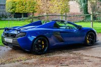 USED 2016 16 MCLAREN 650S 3.8 V8 SPIDER 2d FRONT LIFT, CARBON INTAKES, FULL LEATHER HEATED MEMORY SEATS, FRONT LIFT, REV CAMERA, MERIDIAN SOUND, FRONT PPF, CARBON INTERIOR, CARBON BLADES, 12 MONTH WARRANTY