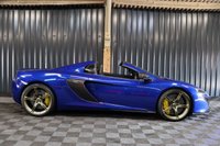 USED 2016 16 MCLAREN 650S 3.8 V8 SPIDER 2d FRONT LIFT, CARBON INTAKES, FULL LEATHER HEATED MEMORY SEATS, FRONT LIFT, REV CAMERA, MERIDIAN SOUND, FRONT PPF, CARBON INTERIOR, CARBON BLADES, 12 MONTH WARRANTY