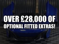 USED 2016 16 MCLAREN 650S 3.8 V8 SPIDER 2d FRONT LIFT, CARBON INTAKES, FULL LEATHER HEATED MEMORY SEATS, FRONT LIFT, REV CAMERA, MERIDIAN SOUND, FRONT PPF, CARBON INTERIOR, CARBON BLADES, 12 MONTH WARRANTY