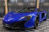 USED 2016 16 MCLAREN 650S 3.8 V8 SPIDER 2d FRONT LIFT, CARBON INTAKES, FULL LEATHER HEATED MEMORY SEATS, FRONT LIFT, REV CAMERA, MERIDIAN SOUND, FRONT PPF, CARBON INTERIOR, CARBON BLADES, 12 MONTH WARRANTY