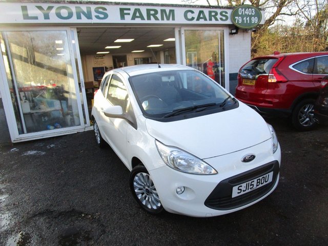 2015 15 Ford Ka 1.2 ZETEC 3d 69 BHP