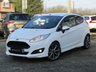 USED 2016 16 FORD FIESTA 1.0 ST-LINE 3d 139 BHP Finished in FROZEN WHITE with contrasting SPORTS GREY Cloth interior trim. This Fiesta is a small car that you can really enjoy driving. Economical and cheap to run, stylish to look at and some great features including Sat Nav, &pound;20 Road Tax with, DAB RADIO, Power Fold Mirrors, B/Tooth, 17"Alloys, Air Con and much more, makes this a must for the first time driver or small family. Dealer Serviced at 7771 miles, 12171 miles, 21452 miles, 34146 miles and on arrival at 44506 miles.