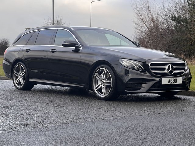 2017 67 Mercedes-Benz E-Class E 220d (192) AMG Line (Premium Pack) 5dr Estate (Panoramic Sunroof / Comand Navigation / 12.3 Widescreen Digital Cockpit)