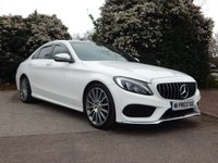 USED 2015 G MERCEDES-BENZ C-CLASS 2.1 C250 BLUETEC AMG LINE PREMIUM 4d 204 BHP F/MSH-SATNAV-DAB-BLUETOOTH