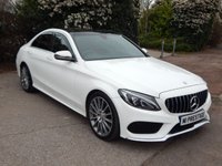 USED 2015 G MERCEDES-BENZ C-CLASS 2.1 C250 BLUETEC AMG LINE PREMIUM 4d 204 BHP F/MSH-SATNAV-DAB-BLUETOOTH
