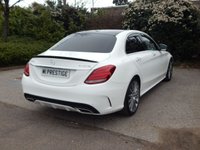 USED 2015 G MERCEDES-BENZ C-CLASS 2.1 C250 BLUETEC AMG LINE PREMIUM 4d 204 BHP F/MSH-SATNAV-DAB-BLUETOOTH