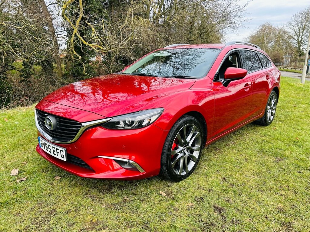 USED 2015 65 MAZDA 6 2.2 D SPORT NAV 5d 173 BHP &pound;ZERO DEPOSIT FINANCE