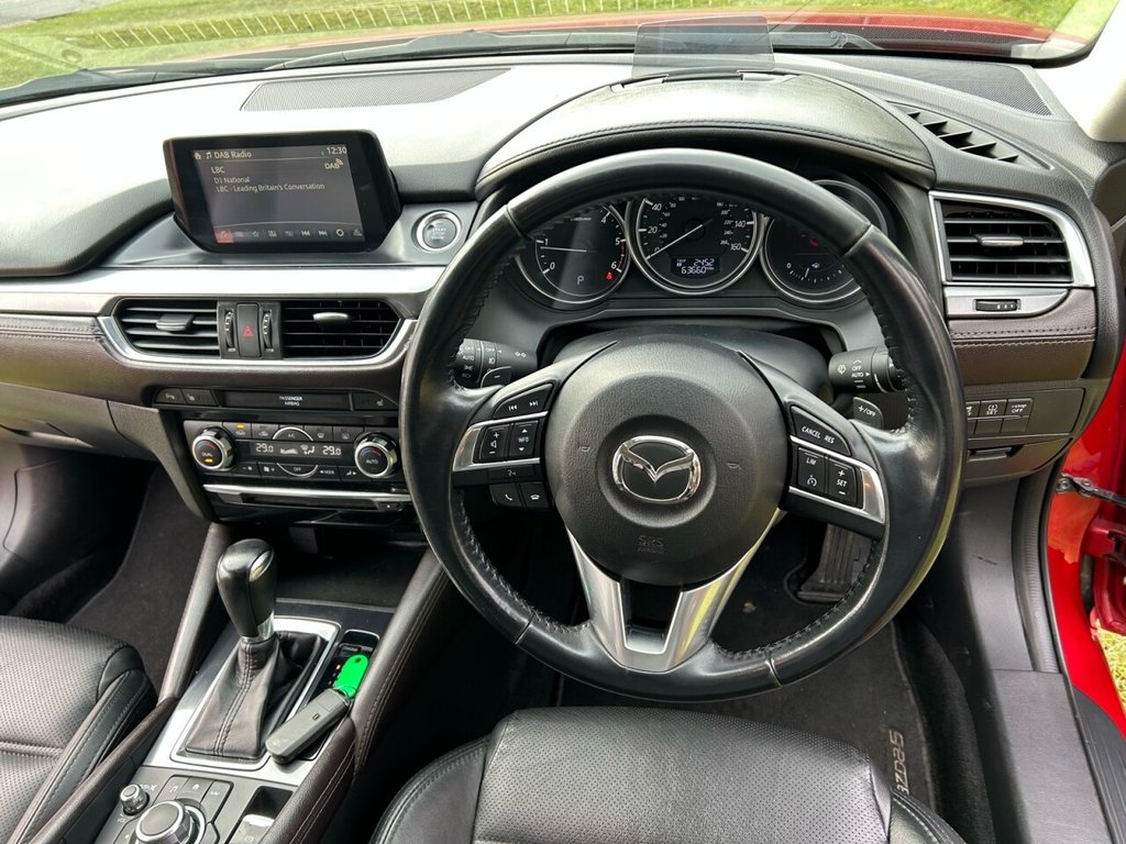 USED 2015 65 MAZDA 6 2.2 D SPORT NAV 5d 173 BHP &pound;ZERO DEPOSIT FINANCE