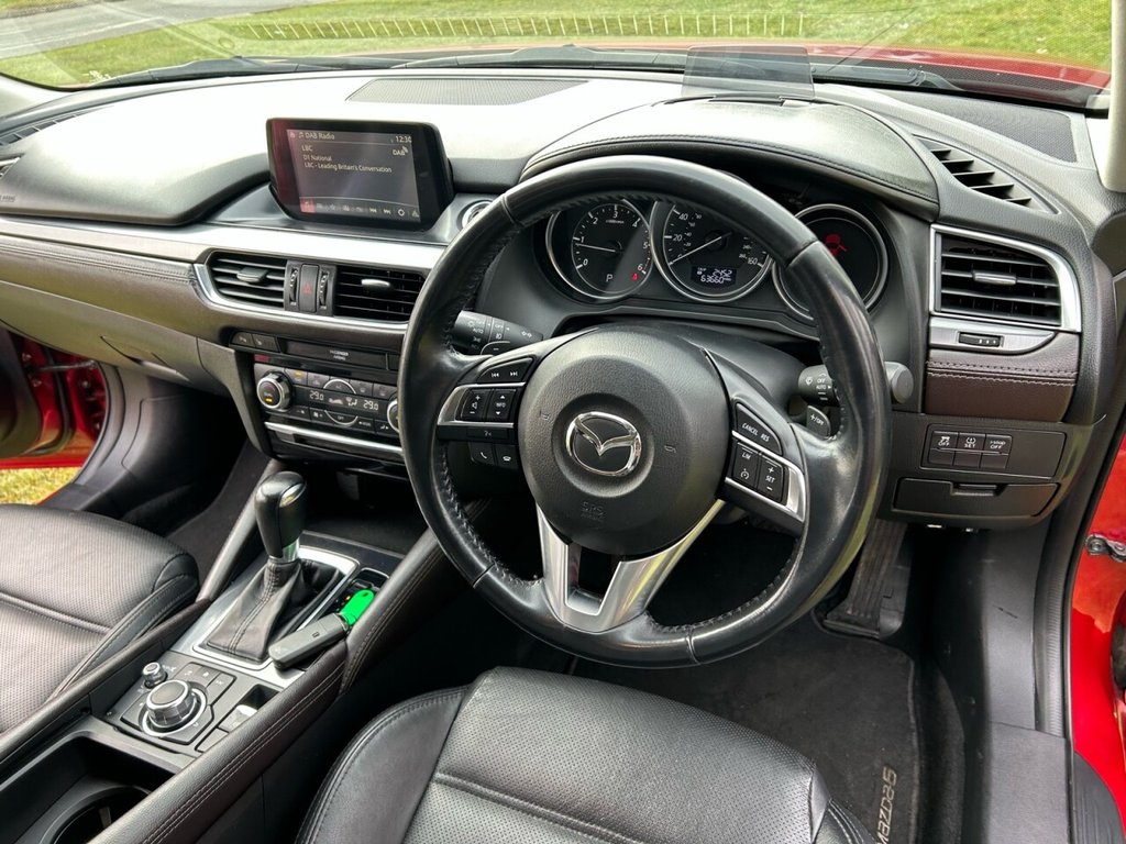 USED 2015 65 MAZDA 6 2.2 D SPORT NAV 5d 173 BHP &pound;ZERO DEPOSIT FINANCE