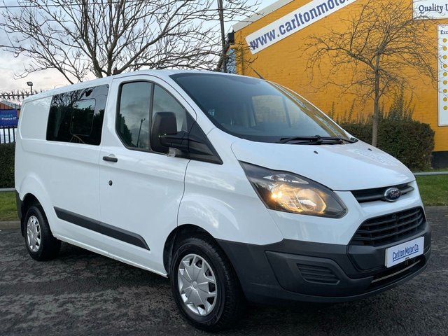 2017 17 Ford Transit Custom 290 TDCI CREW / DOUBLE CAB 6 SEATER FACTORY VAN 