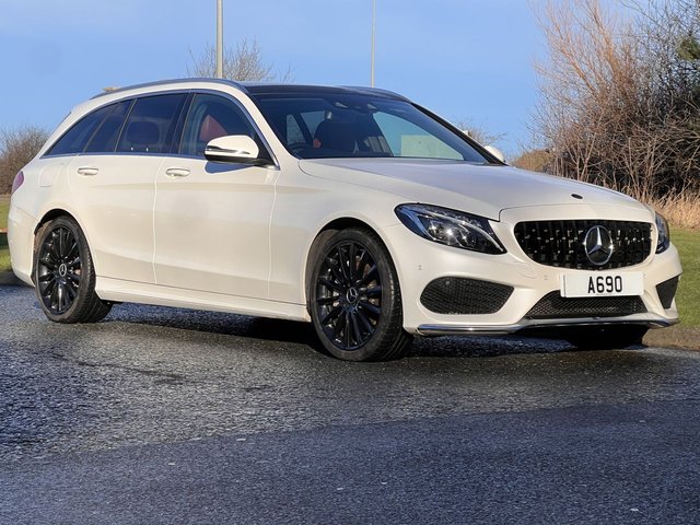 2017 66 Mercedes-Benz C-Class 2.1 C300 H AMG LINE PREMIUM PLUS 5d 204 BHP