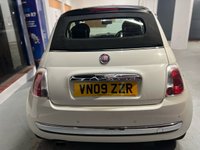 USED 2009 09 FIAT 500C 1.2L LOUNGE 3d 69 BHP 6 MONTH WARRANTY