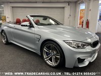 USED 2016 16 BMW M4 CONVERTIBLE 3.0 BiTURBO DCT EURO 6 AUTO S/S UK DELIVERY FLAT FEE &pound;175 (SUBJECT TO DEAL)*OVER 100 IMAGES ON OUR WEBSITE*BESPOKE FINANCE ARRANGED*PART EXCHANGE WELCOME*ALL VEHICLES HPI CLEAR