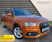 USED 2012 62 AUDI Q3 2.0 TDI QUATTRO S LINE 5d 175 BHP PAN ROOF / NAV / LEATHER / BOSE