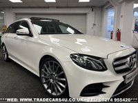 USED 2018 T MERCEDES-BENZ E-CLASS MERCEDES E350d AMG LINE PREMIUM DIESEL ESTATE 9G-TRONIC AUTO  UK DELIVERY FLAT FEE &pound;175 (SUBJECT TO DEAL)*OVER 100 IMAGES ON OUR WEBSITE*BESPOKE FINANCE ARRANGED*PART EXCHANGE WELCOME*ALL VEHICLES HPI CLEAR