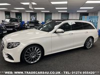USED 2018 T MERCEDES-BENZ E-CLASS MERCEDES E350d AMG LINE PREMIUM DIESEL ESTATE 9G-TRONIC AUTO  UK DELIVERY FLAT FEE &pound;175 (SUBJECT TO DEAL)*OVER 100 IMAGES ON OUR WEBSITE*BESPOKE FINANCE ARRANGED*PART EXCHANGE WELCOME*ALL VEHICLES HPI CLEAR
