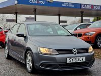 USED 2013 13 VOLKSWAGEN JETTA 1.6 SE TDI BLUEMOTION TECHNOLOGY DSG 4d 104 BHP GOOD SERVICE RECORD +  BLUETOOTH +  DAB RADIO +  AUX CONNECTION +  REAR PARKING SENSORS +  FULL LEATHER TRIM +  FRONT HEATED SEATS +  START STOP +  SPARE WHEEL +  16 INCH ALLOY WHEELS +