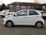 USED 2013 63 KIA PICANTO 1.2 2 ECODYNAMICS 5d 84 BHP Finished in CLEAR WHITE with Dark Grey Cloth Trim. This is an excellent small car for the money. High quality and neatly designed interior. Great to drive and cheap to run. Also offers plenty of space for passengers with 5 doors. Features include Alloys, B/Tooth, Power folding mirrors, 2 Remote fob Keys, and Zero Road Tax. Dealer serviced at 8255 miles, 16658 miles, 22965 miles, 27727 miles, 33562 miles, 35815 miles, 36999 miles, 39030 miles and at 47940 miles. MOT due 15/12/2023.