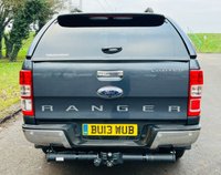 USED 2013 13 FORD RANGER 2.2 LIMITED 4X4 DCB TDCI 4d 148 BHP NO VAT! GREAT SPEC! TRUCKMAN CANOPY / SAT NAV / LEATHER / NO VAT!